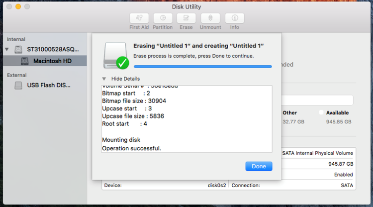 use pc to format usb for mac